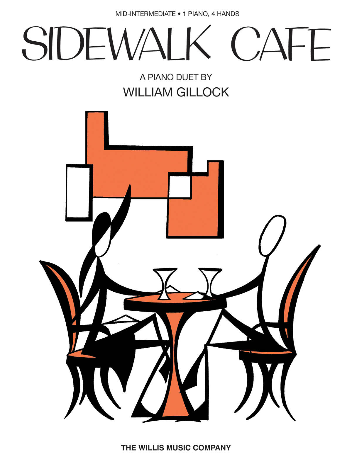 William Gillock: Sidewalk Cafe: Piano: Instrumental Work
