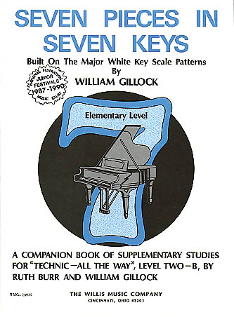 William Gillock: Seven Pieces in Seven Keys: Piano: Instrumental Work