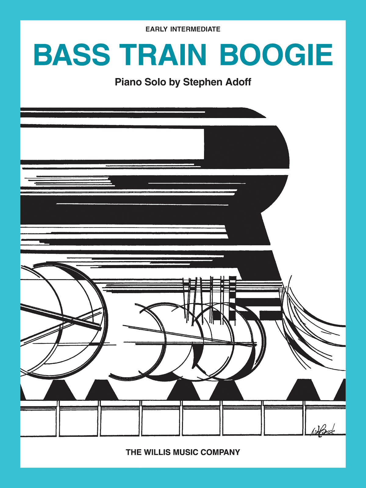 Stephen Adoff: Bass Train Boogie: Piano: Instrumental Work