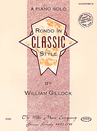 William Gillock: Rondo in Classic Style: Piano: Instrumental Work