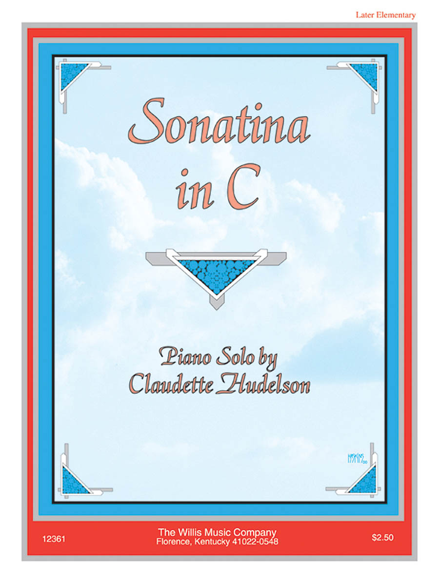 Claudette Hudelson: Sonatina in C: Piano: Instrumental Work