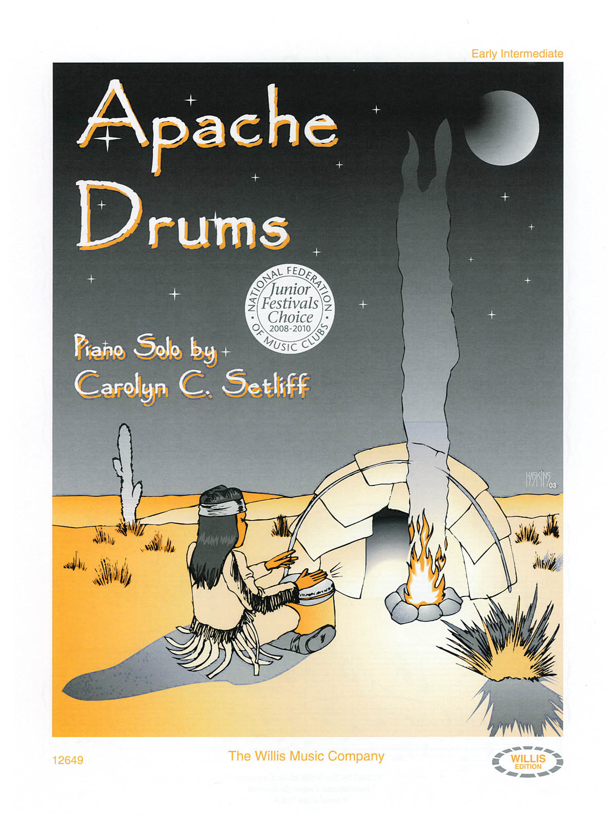 Carolyn C. Setliff: Apache Drums: Piano: Instrumental Work
