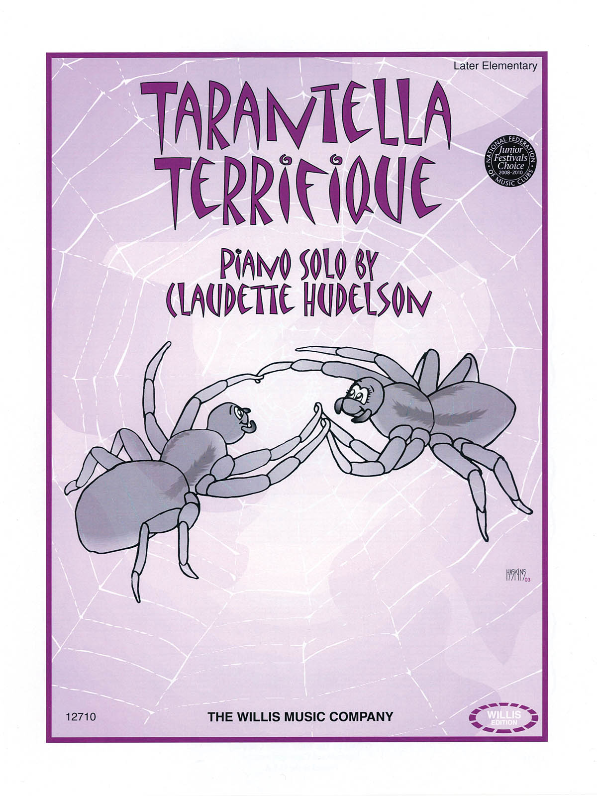 Claudette Hudelson: Tarantella Terrifique: Piano: Instrumental Work