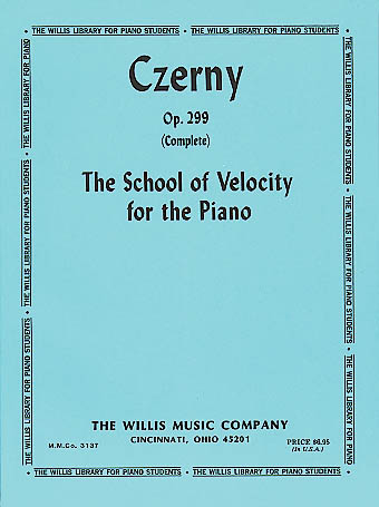 Carl Czerny: School of Velocity  Op. 299: Piano: Instrumental Album
