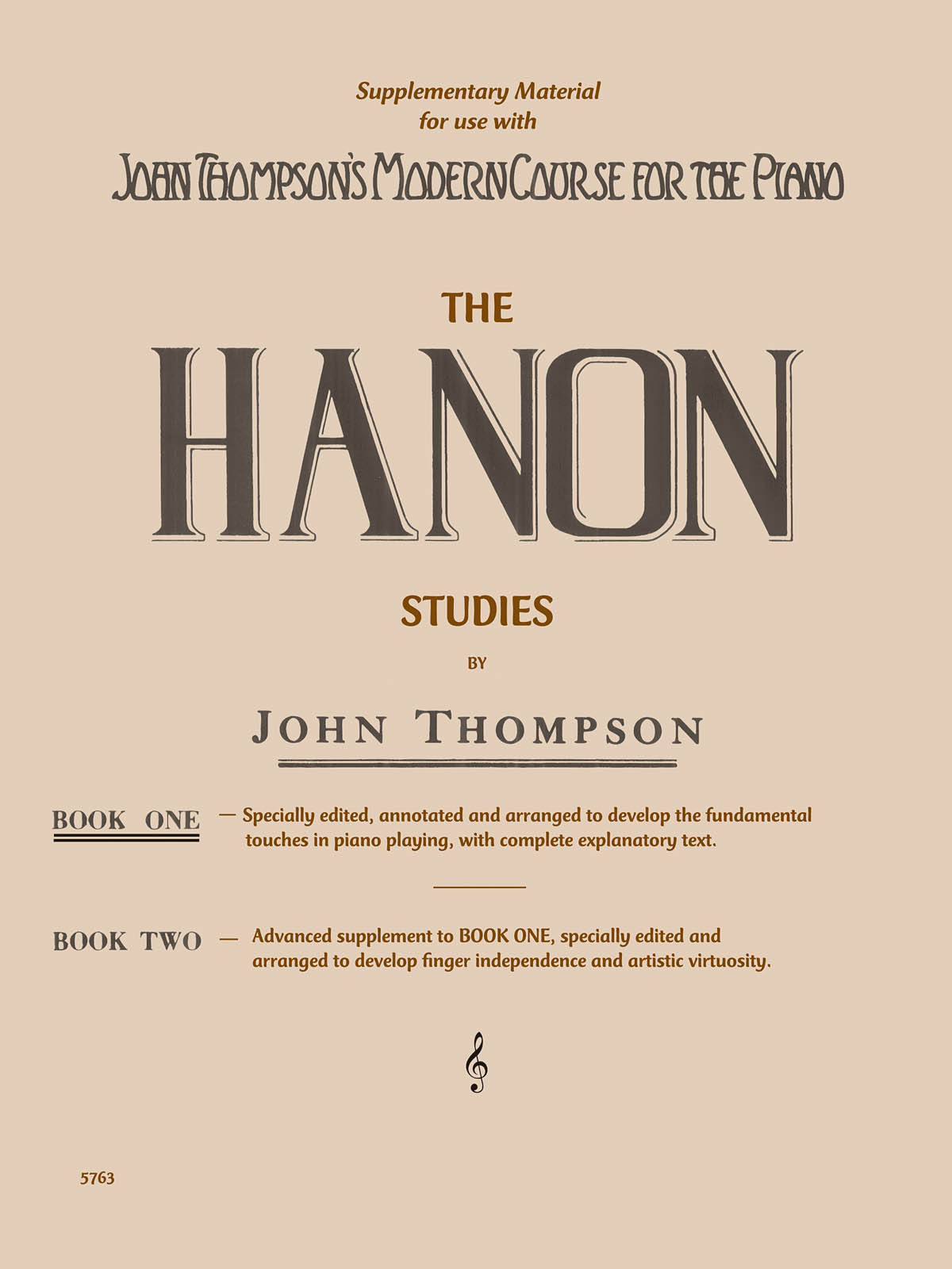Charles-Louis Hanon: John Thompson's Hanon Studies Book 1: Piano: Instrumental