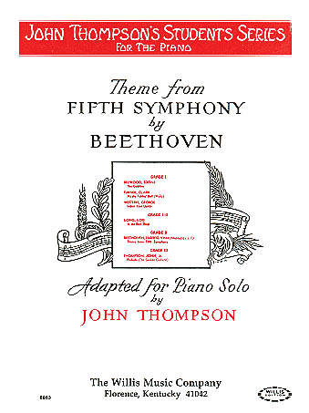 Ludwig van Beethoven: Theme from the Fifth Symphony: Piano: Instrumental Work