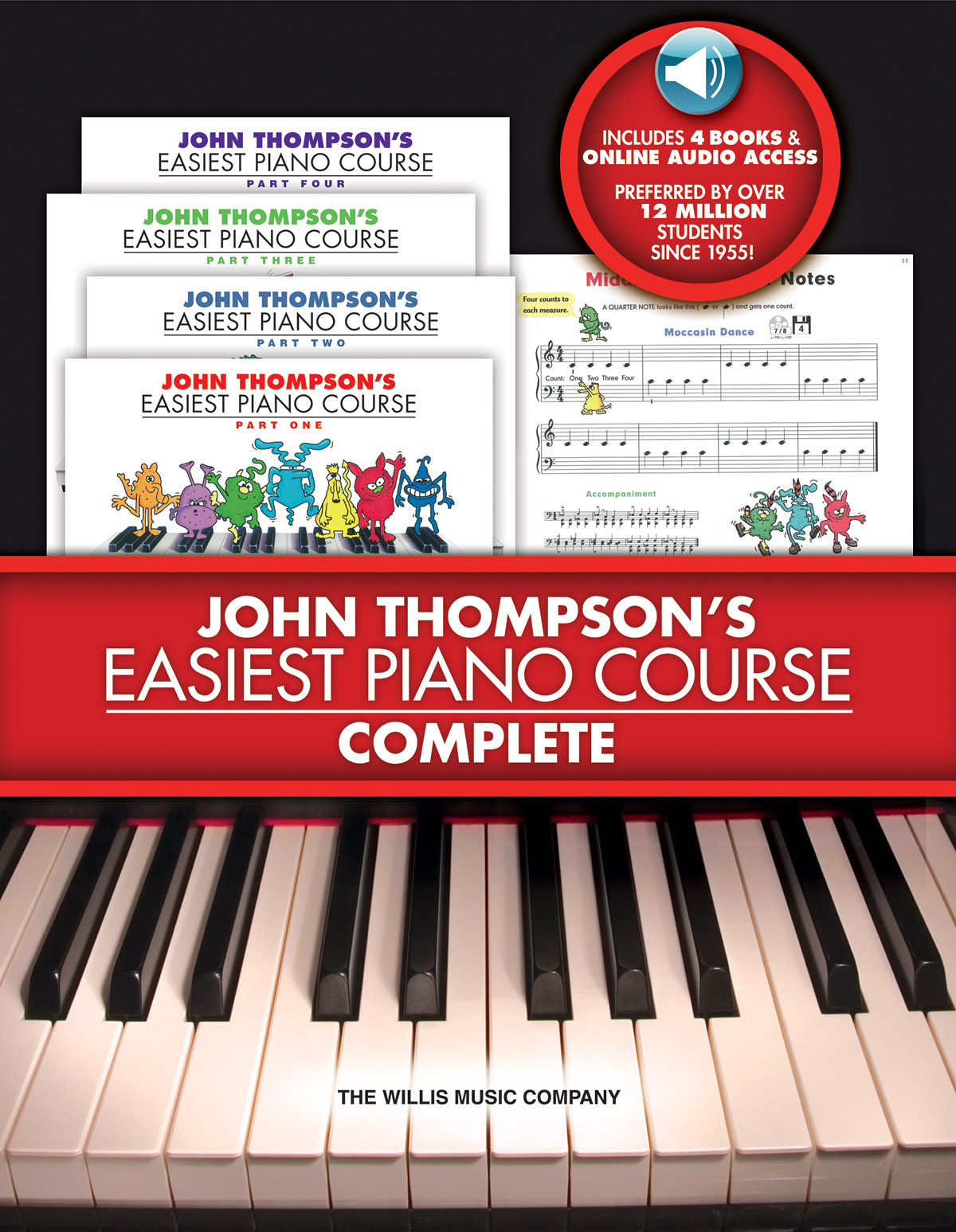 John Thompson's Easiest Piano Course - Complete: Piano: Instrumental Tutor