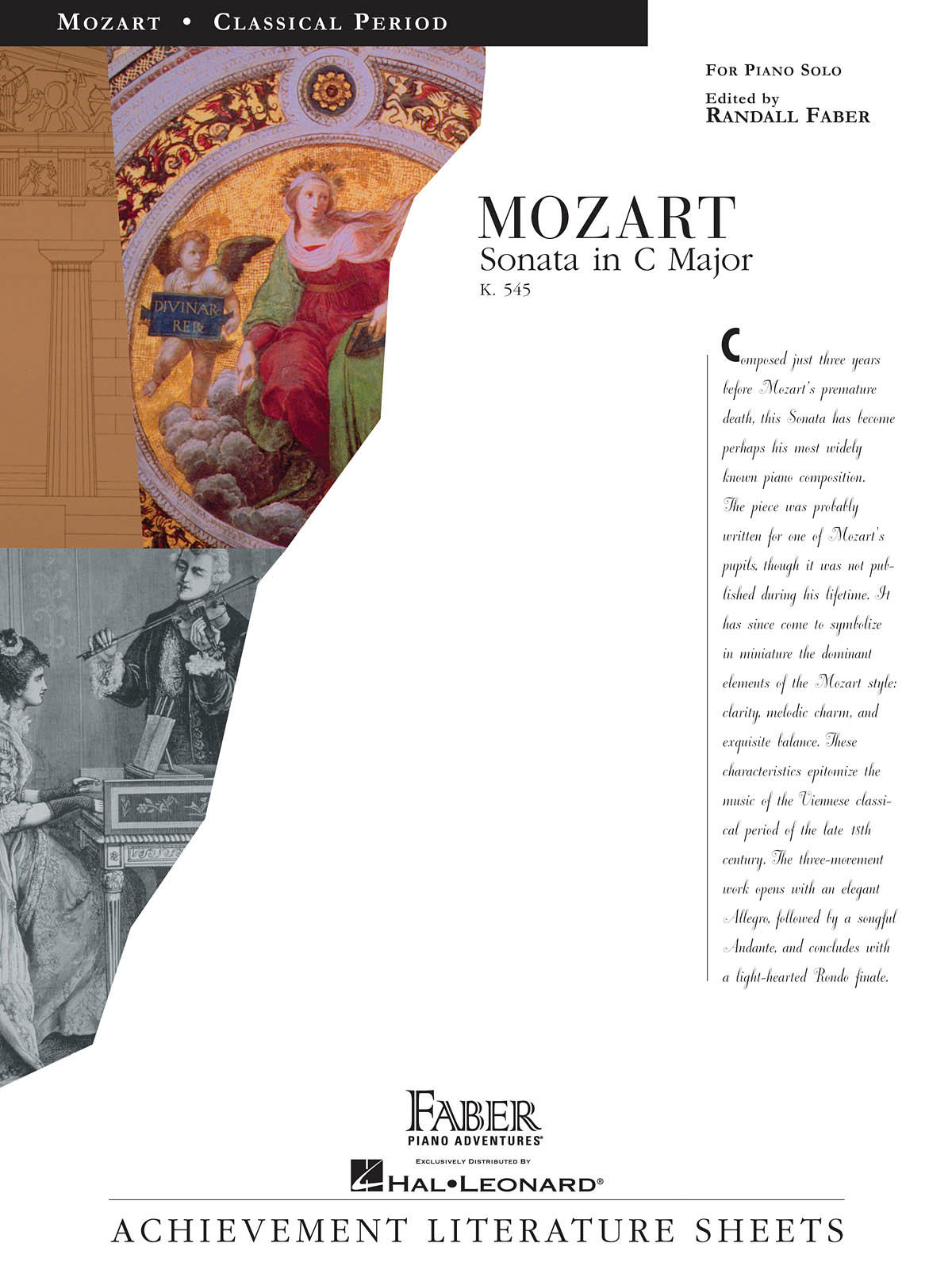 Wolfgang Amadeus Mozart: Sonata in C Major (K545): Piano: Instrumental Work