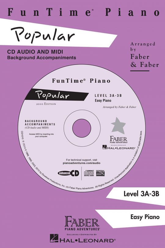 Funtime Piano Popular Compact Disc: Piano: Instrumental Album
