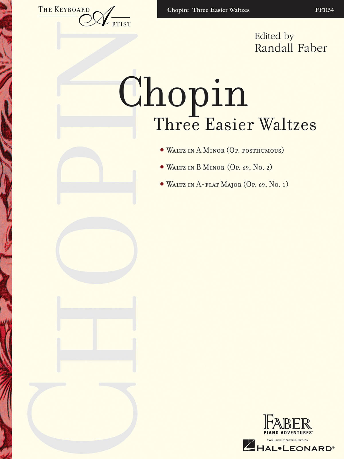 Frdric Chopin: Three Easier Waltzes: Piano: Instrumental Album