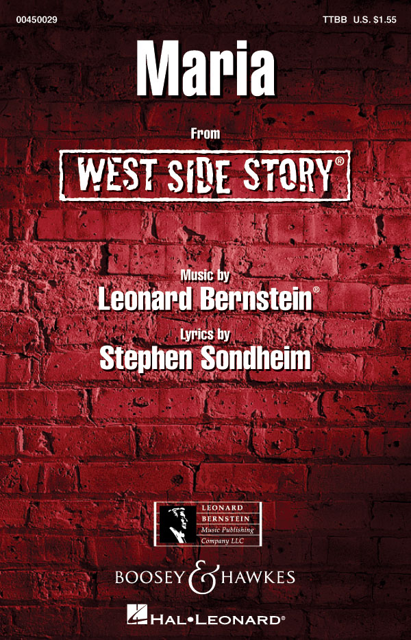 Leonard Bernstein: Maria: Lower Voices and Piano/Organ: Vocal Score