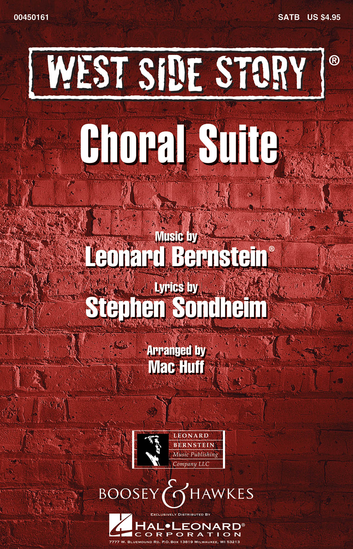 Leonard Bernstein: West Side Story: Mixed Choir a Cappella: Vocal Score
