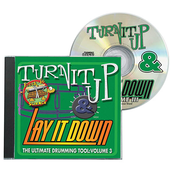 Turn It Up & Lay It Down  Vol. 3 - Rock-It Science: Drums: Backing Tracks