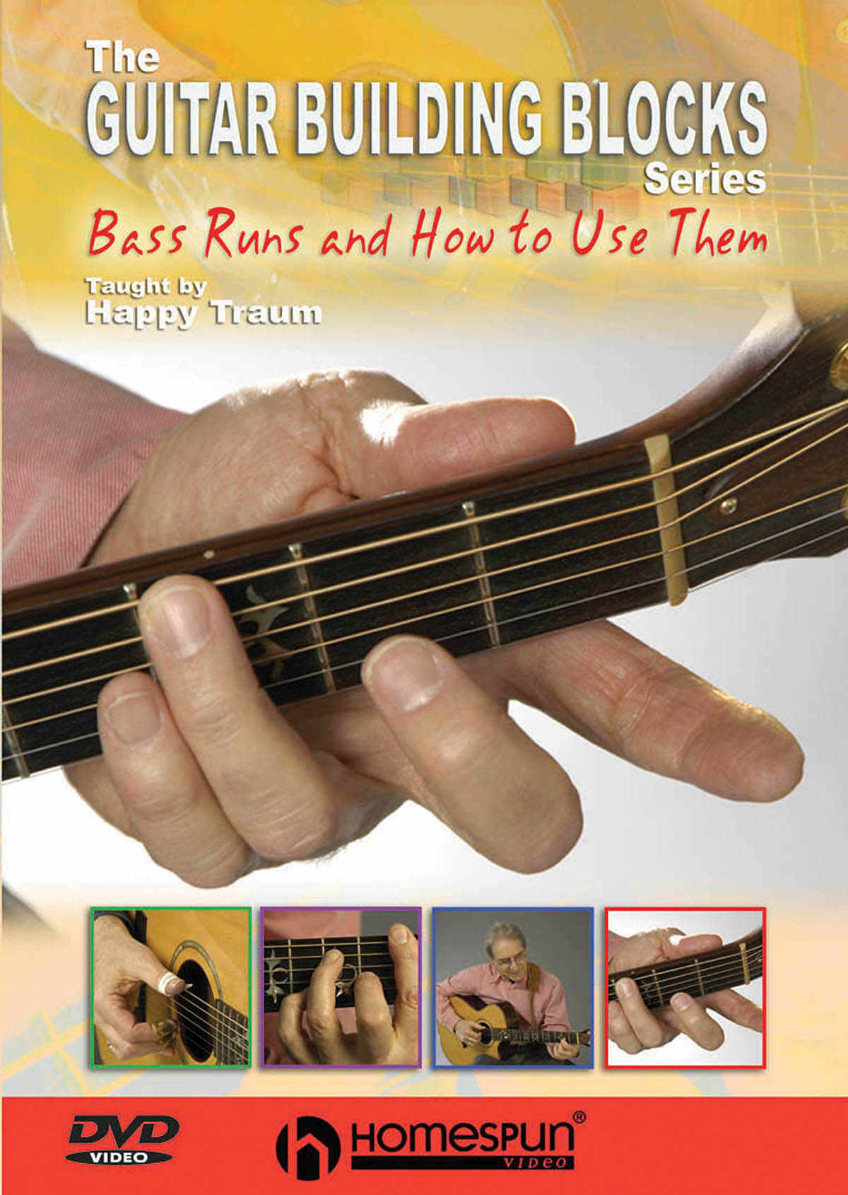 Happy Traum: Guitar Building Blocks Bass Runs And How To Use Th: Guitar Solo: