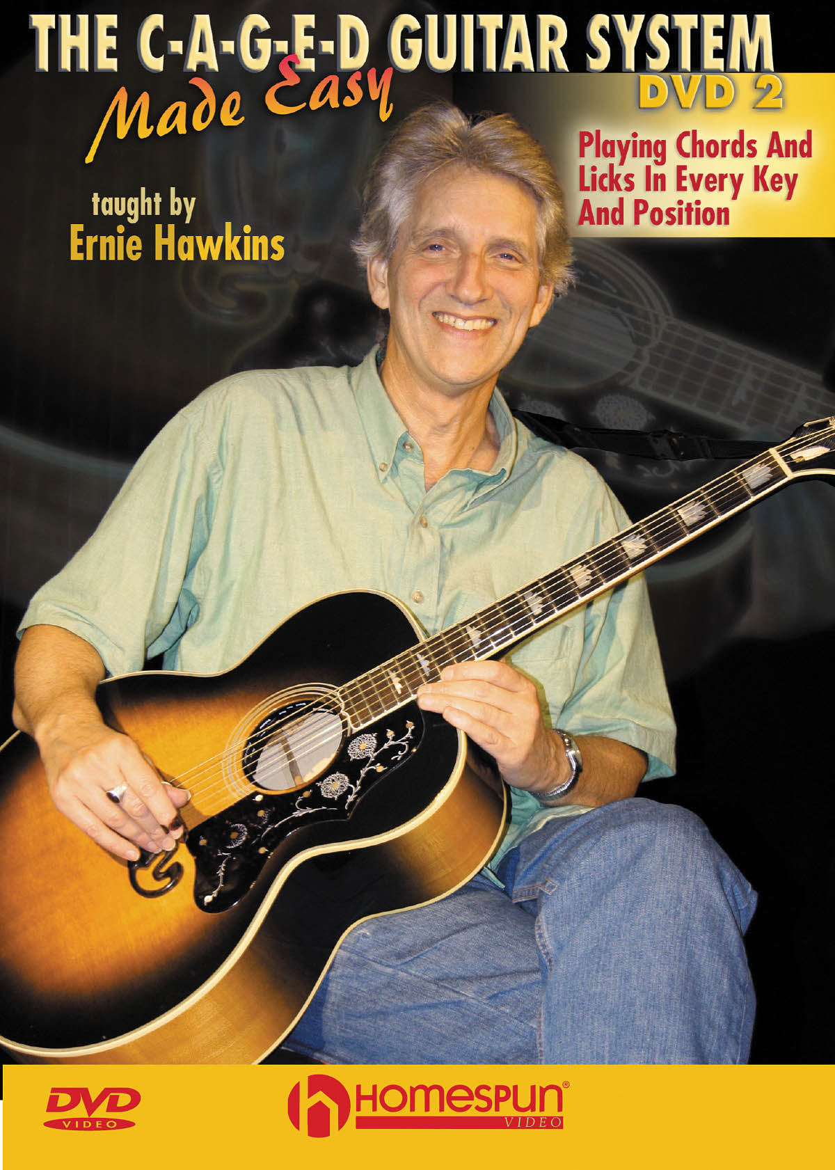 Ernie Hawkins: The C-A-G-E-D Guitar System Made Easy: Guitar Solo: Instrumental