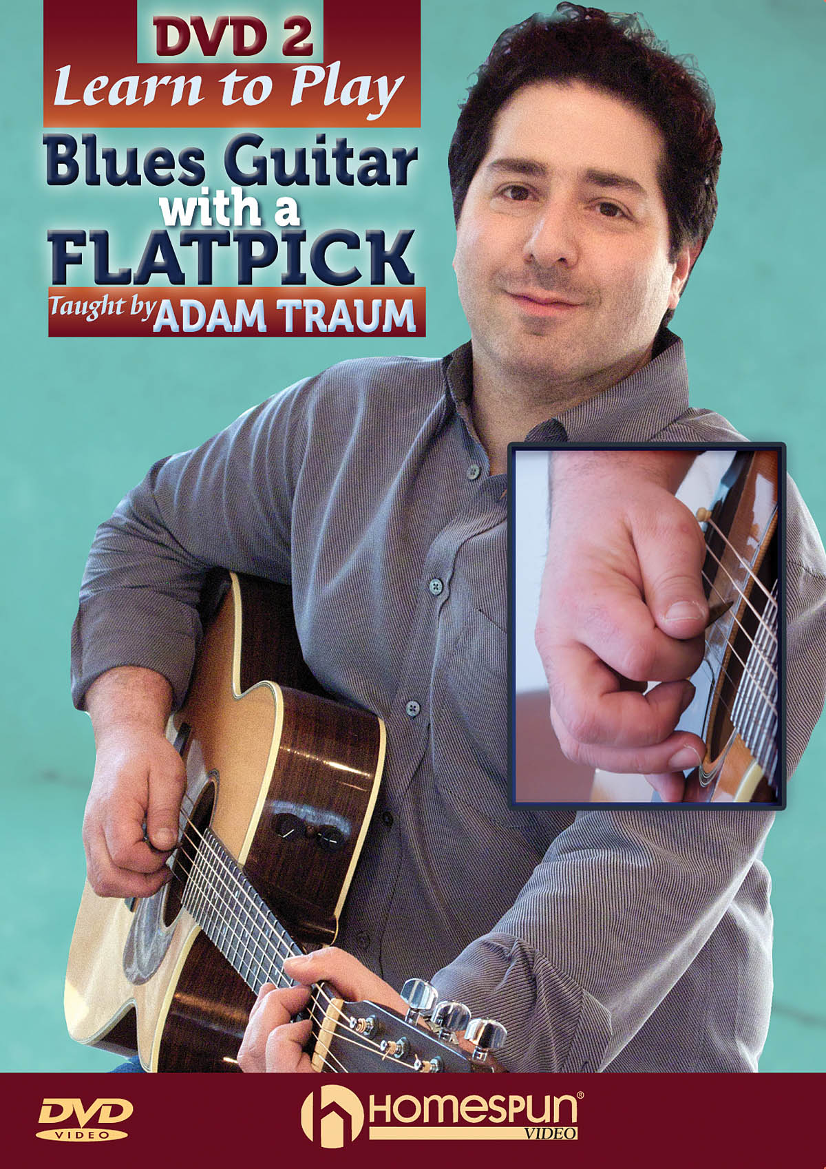 Adam Traum: Learn To Play Blues Guitar With A Flatpick - DVD 2: Guitar Solo: