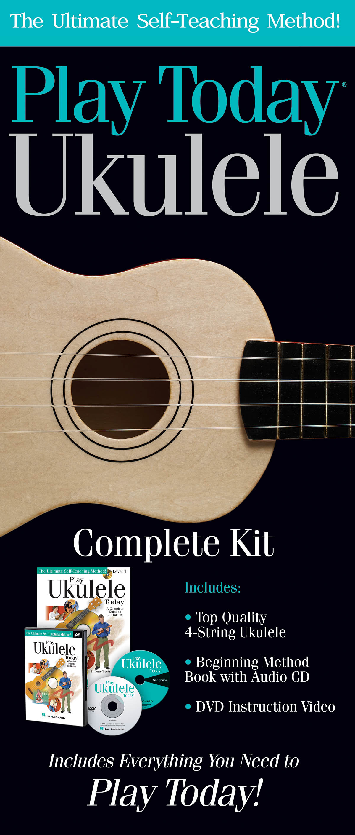 Play Ukulele Today! Complete Kit: Ukulele: Instrumental Album