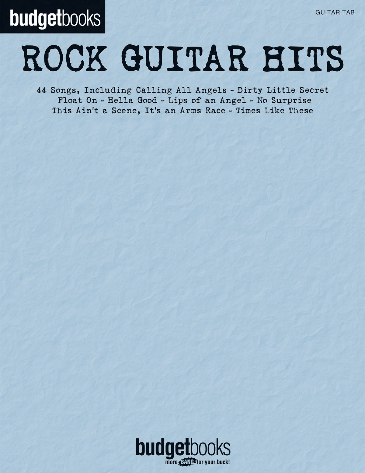 Rock Guitar Hits - Budget Book: Guitar Solo: Mixed Songbook