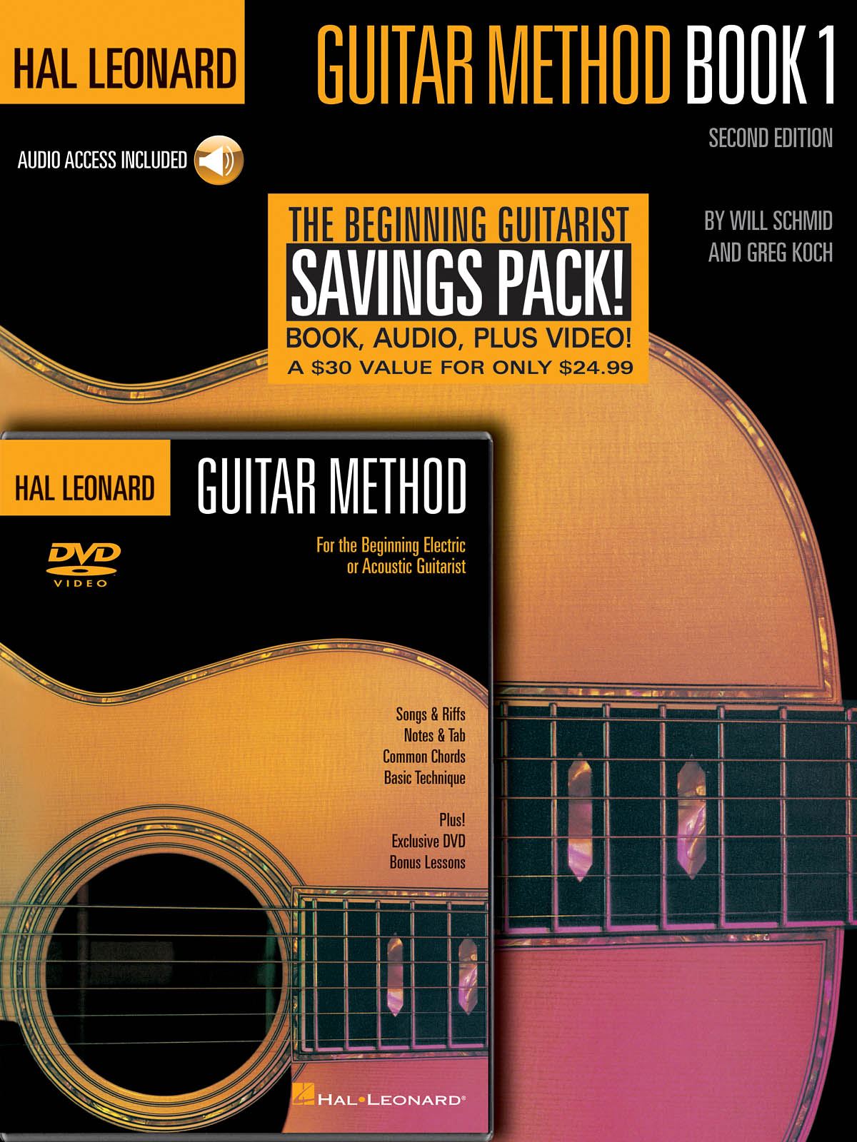 Hal Leonard Guitar Method Beginner's Pack: Guitar Solo: Instrumental Tutor