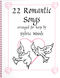 22 Romantic Songs for the Harp: Harp Solo: Mixed Songbook