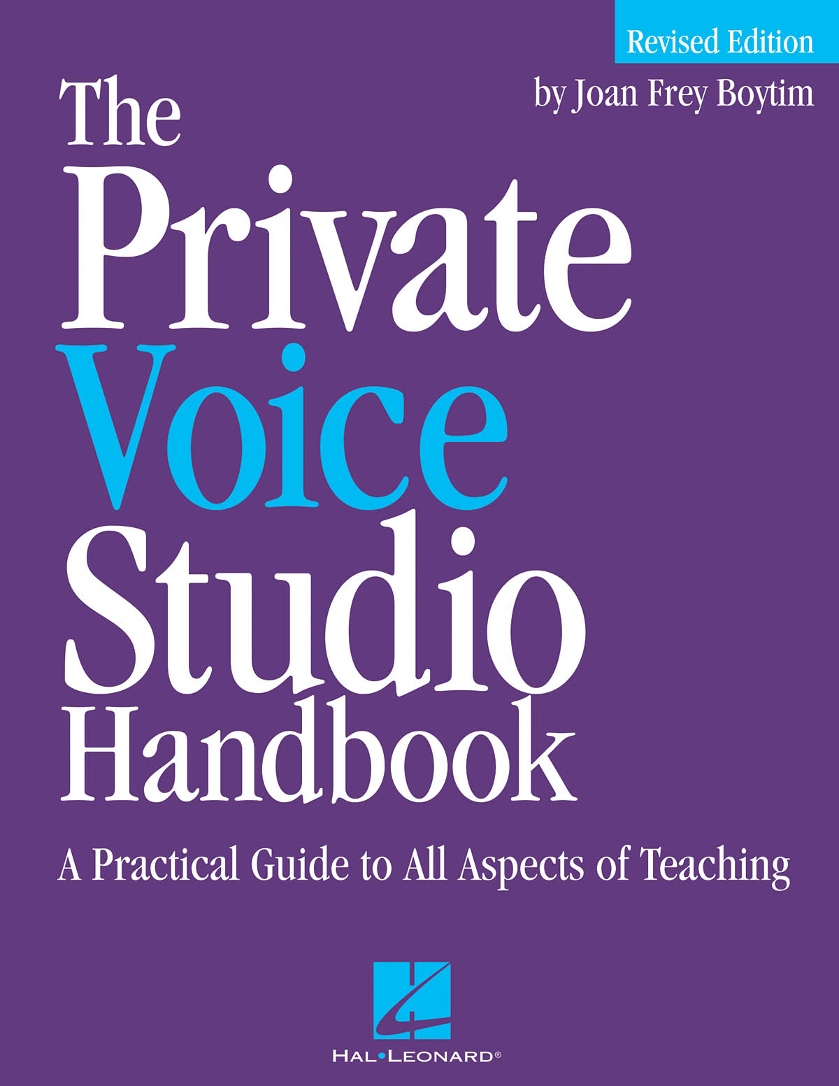Joan Frey Boytim: The Private Voice Studio Handbook: Vocal Solo: Reference