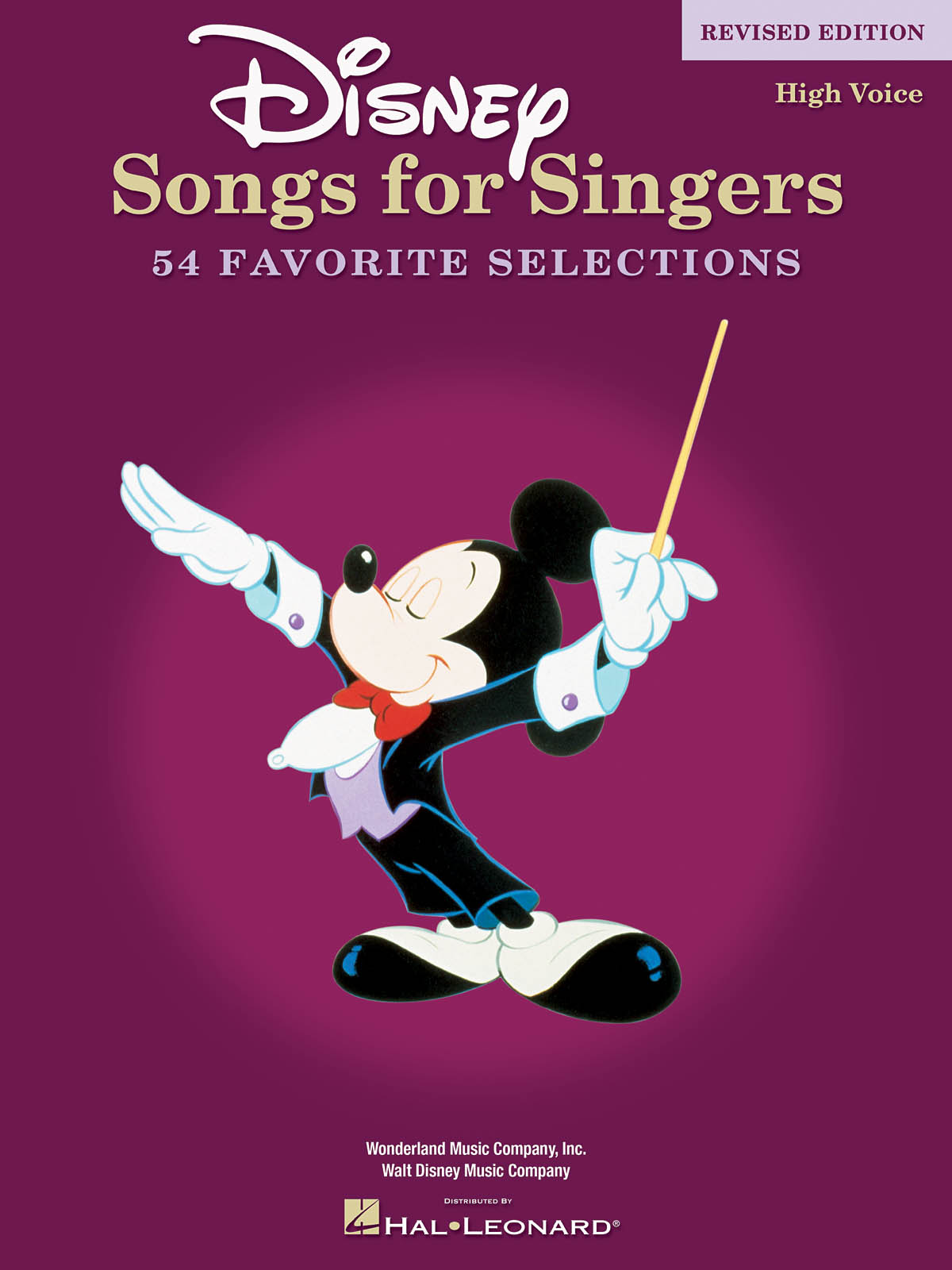 Disney Songs For Singers: Vocal Solo: Vocal Album
