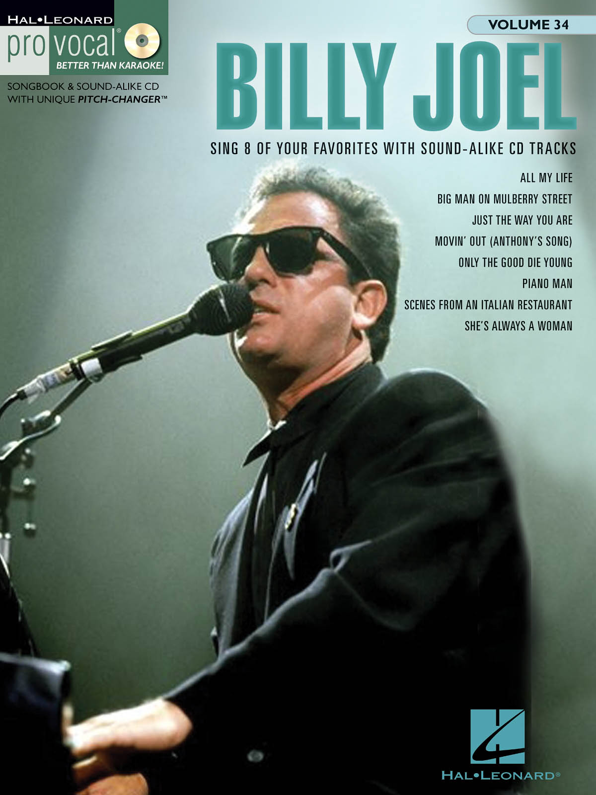 Billy Joel: Pro Vocal Men's Edition Volume 34: Melody  Lyrics and Chords: Vocal