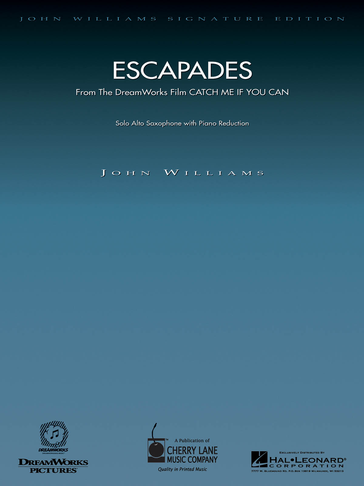 John Williams: Escapades (from Catch Me If You Can): Alto Saxophone: Score