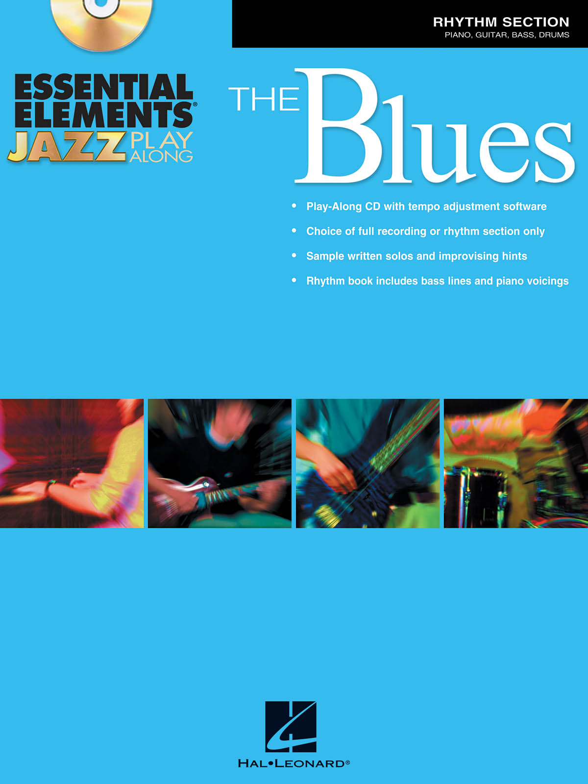 Essential Elements Jazz Play-Along - The Blues: Jazz Ensemble: Book & CD