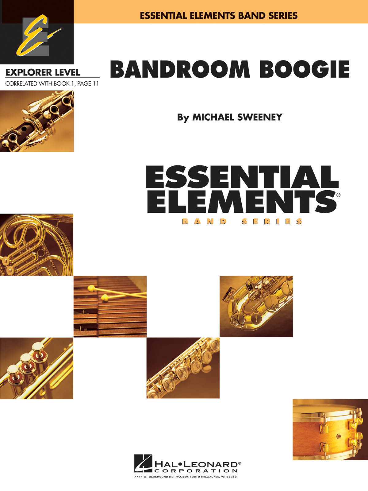 Michael Sweeney: Bandroom Boogie: Concert Band: Score  Parts & Audio