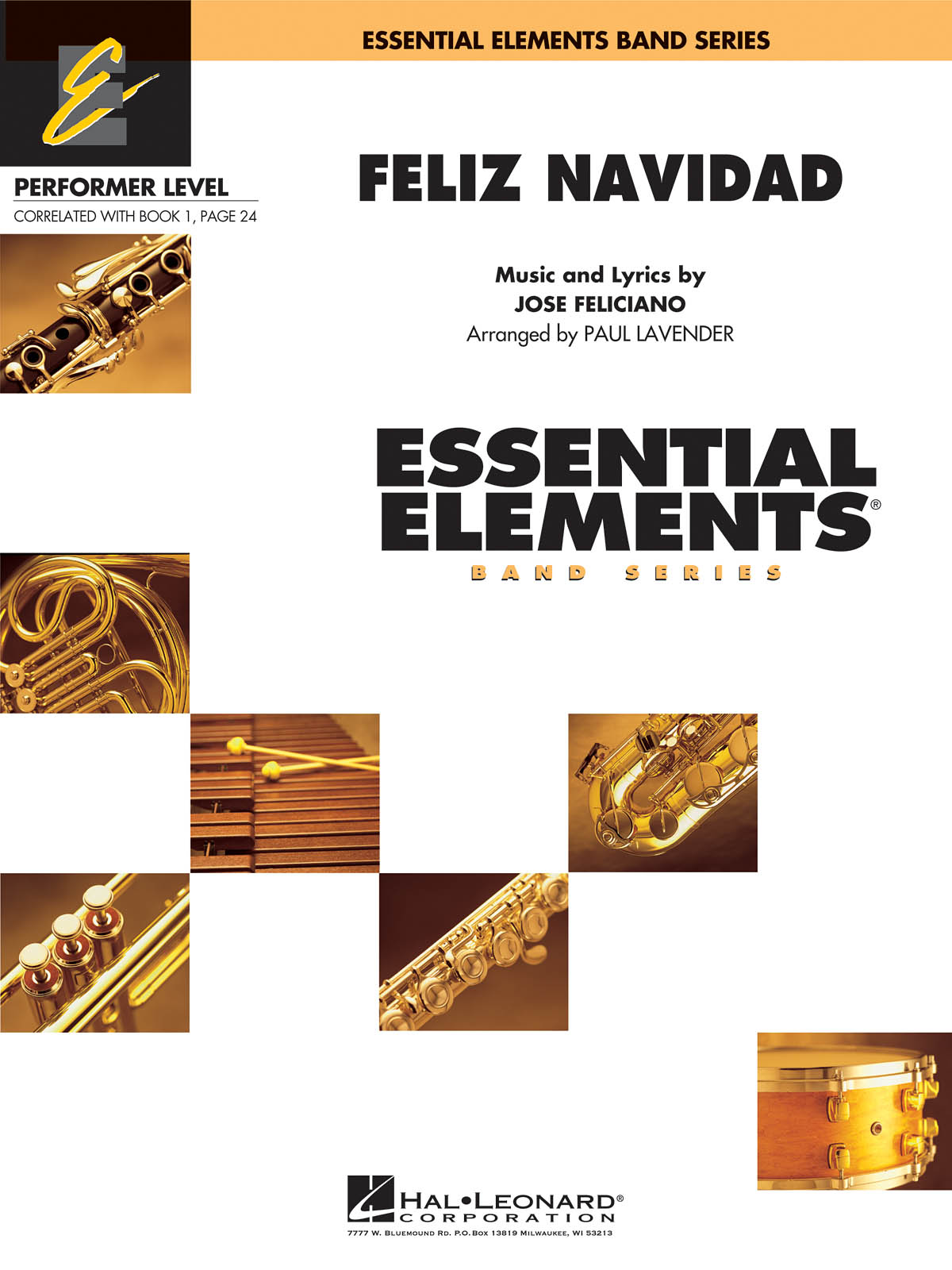 Jos Feliciano: Feliz Navidad: Concert Band: Score & Parts