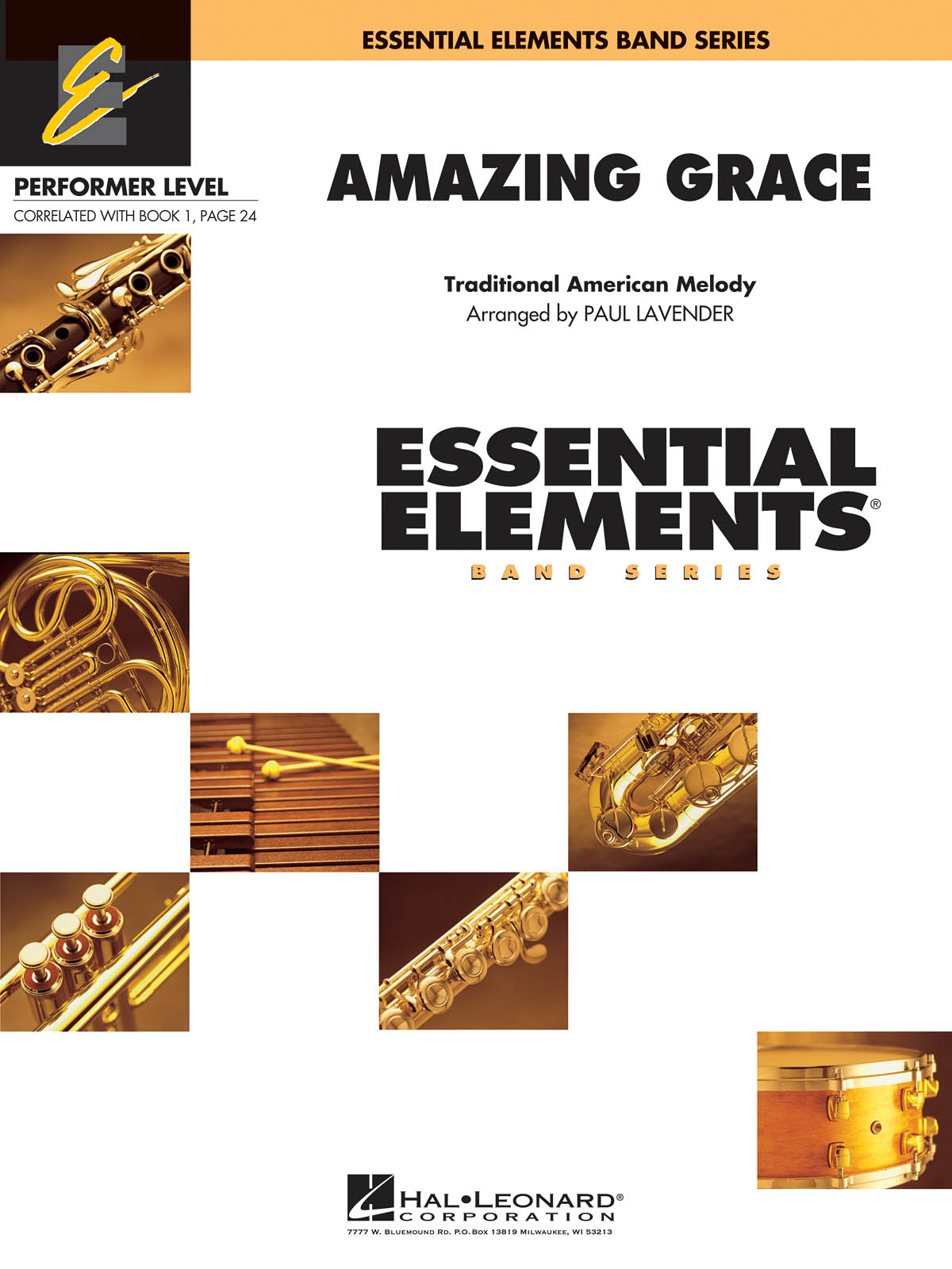 Paul Lavender: Amazing Grace: Concert Band: Score