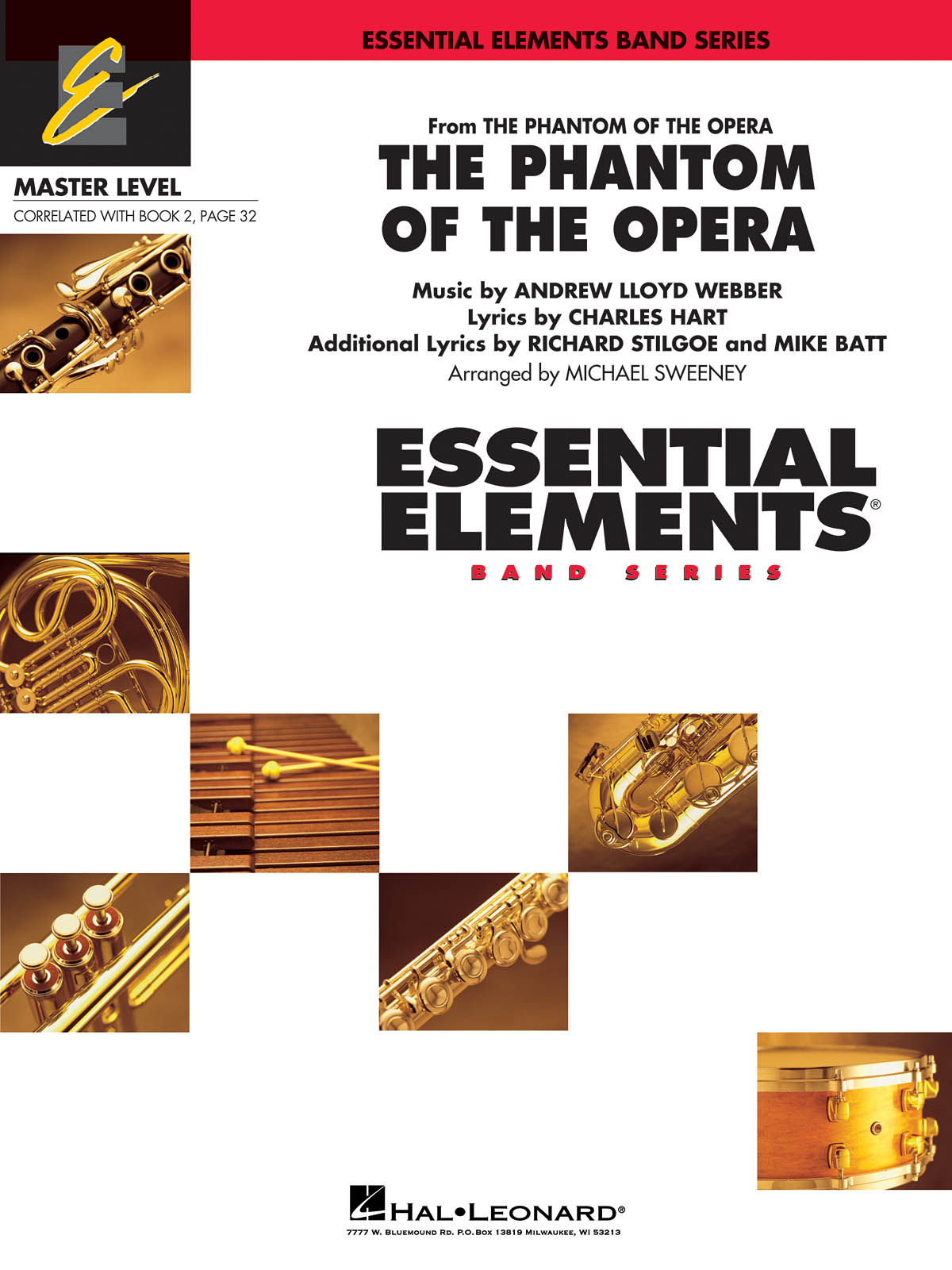 Andrew Lloyd Webber: The Phantom of the Opera (Main Theme): Concert Band: Score