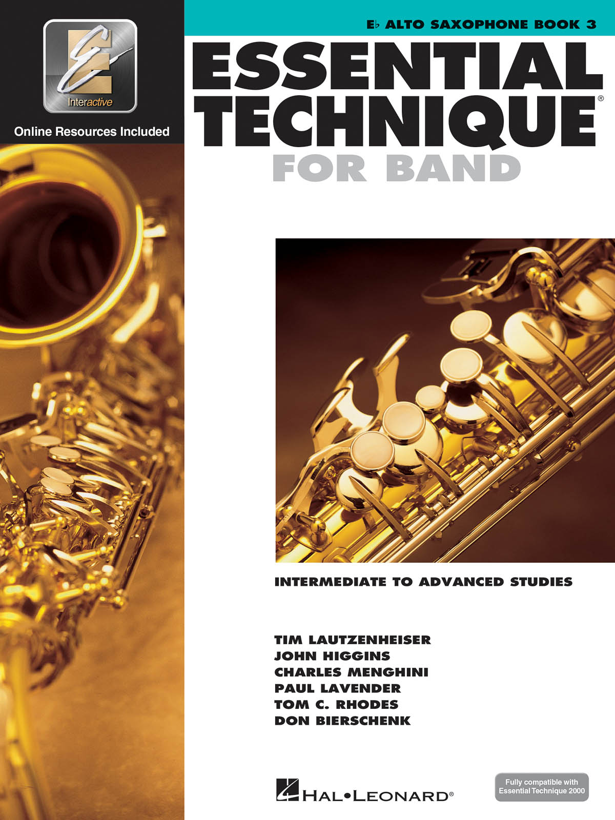 Essential Elements for Band - Book 3 - Alto Sax: Alto Saxophone: Score