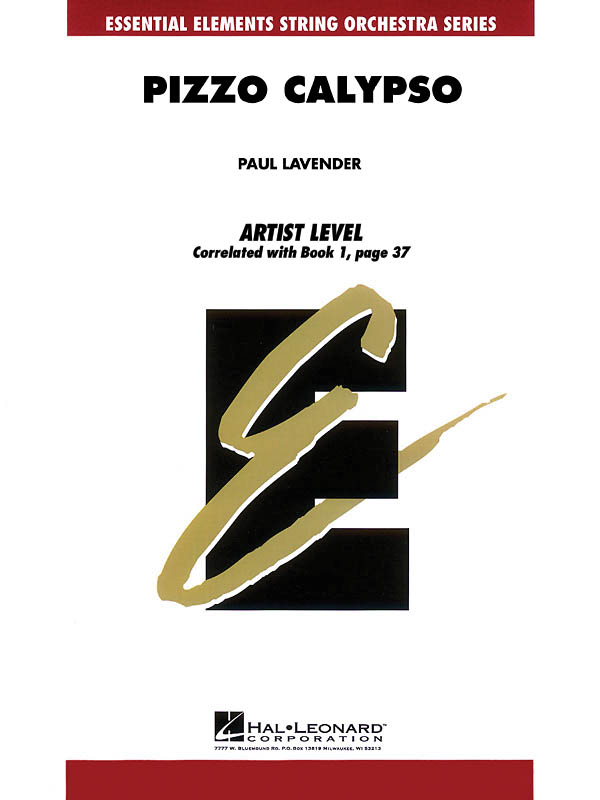 Paul Lavender: Pizzo Calypso: Orchestra: Score & Parts