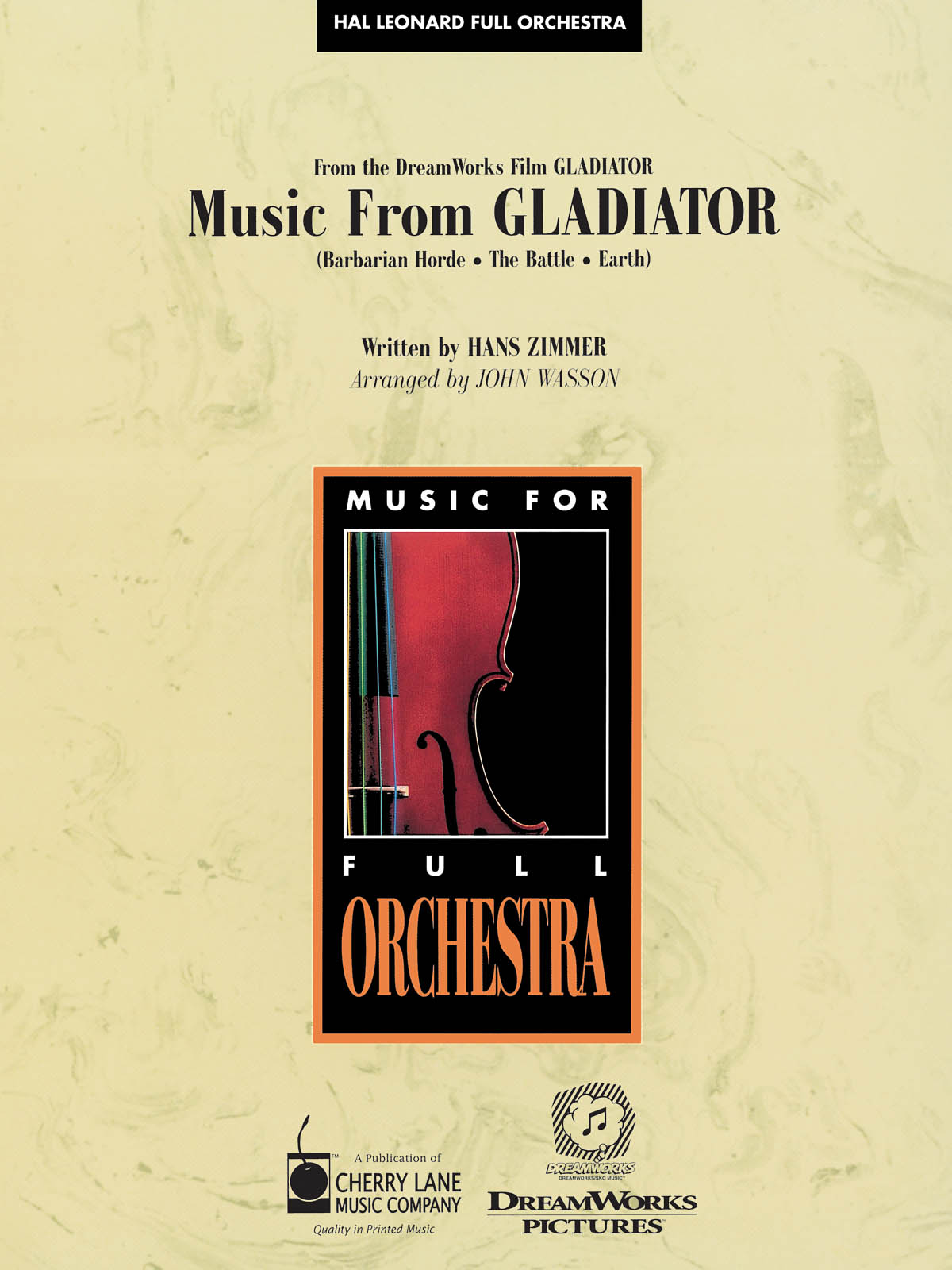 Hans Zimmer: Music from Gladiator: Orchestra: Score & Parts