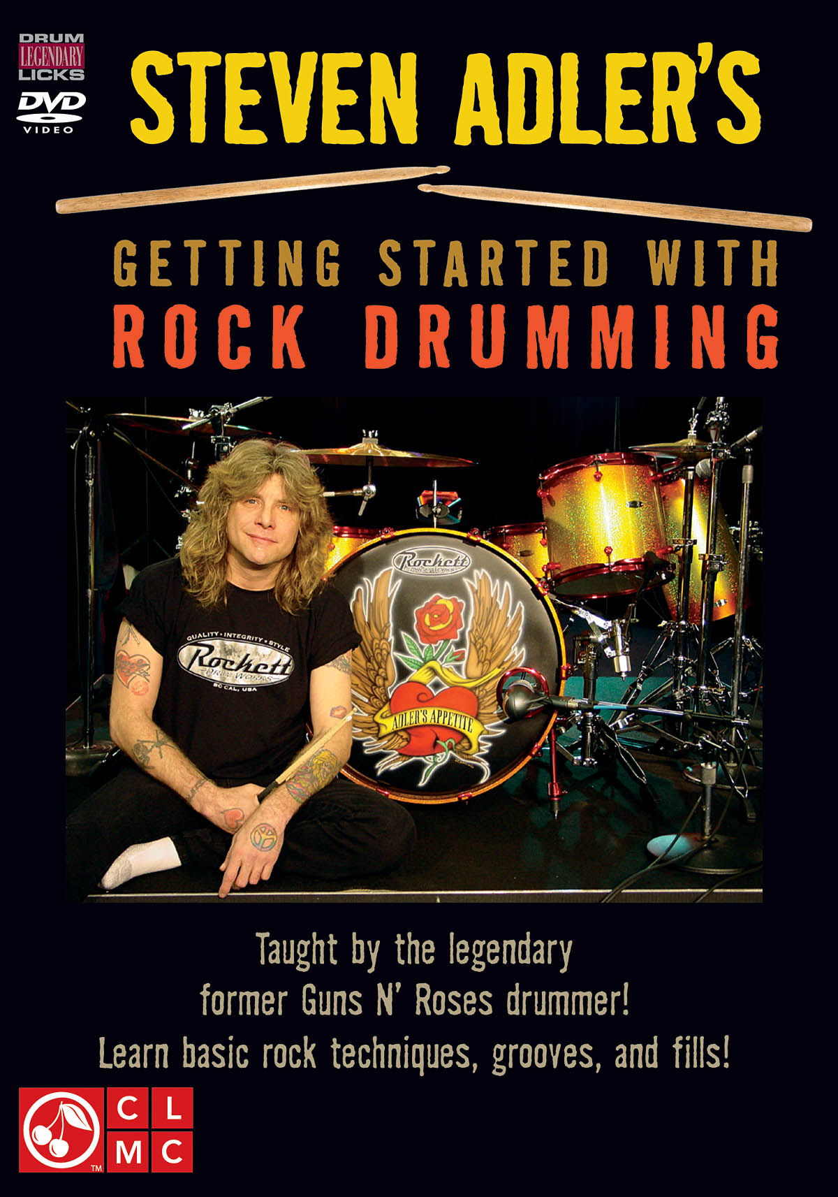 Guns N' Roses Steven Adler: Steven Adler's Getting Started with Rock Drumming: