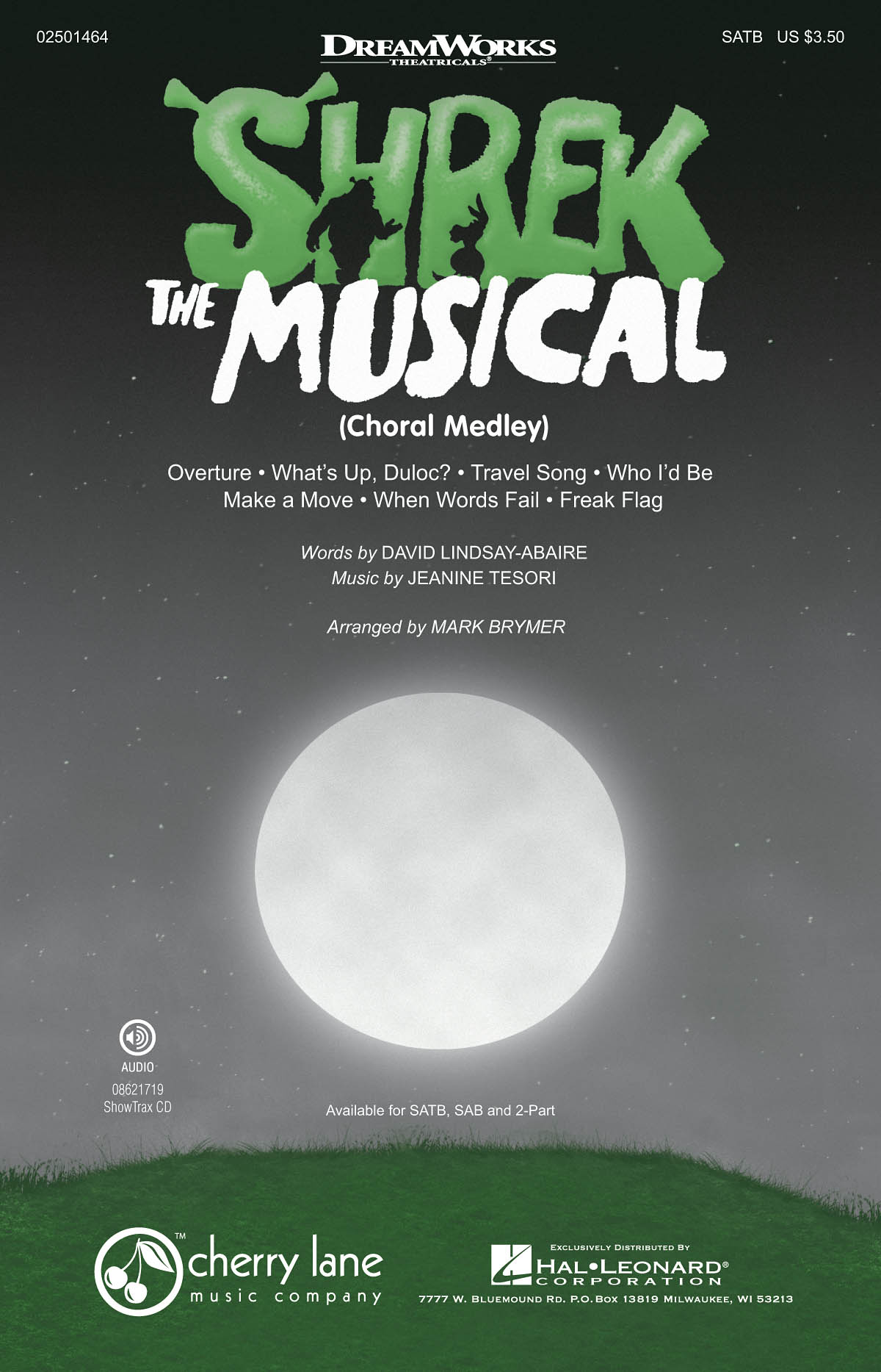 Jeanine Tesori: Shrek: The Musical: Mixed Choir a Cappella: Vocal Score