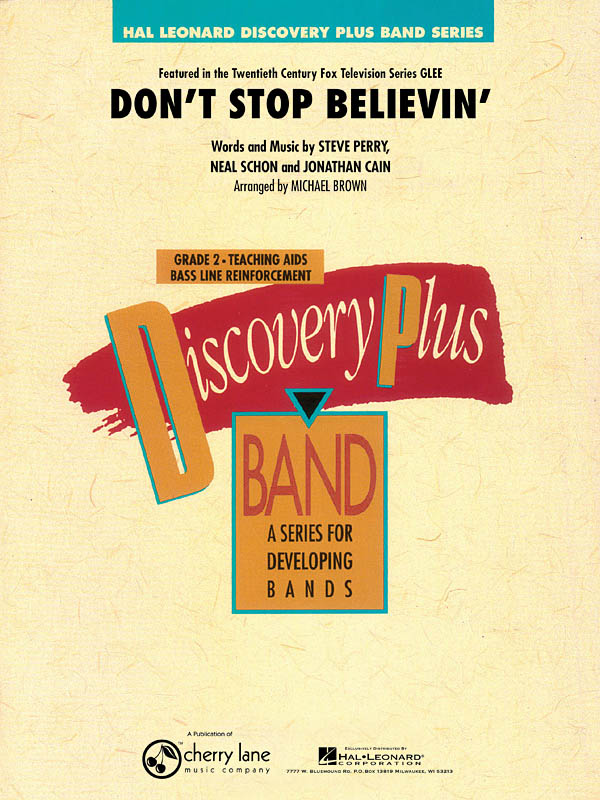 Jonathan Cain Neal Schon Steve Perry: Don't Stop Believin': Concert Band: Score