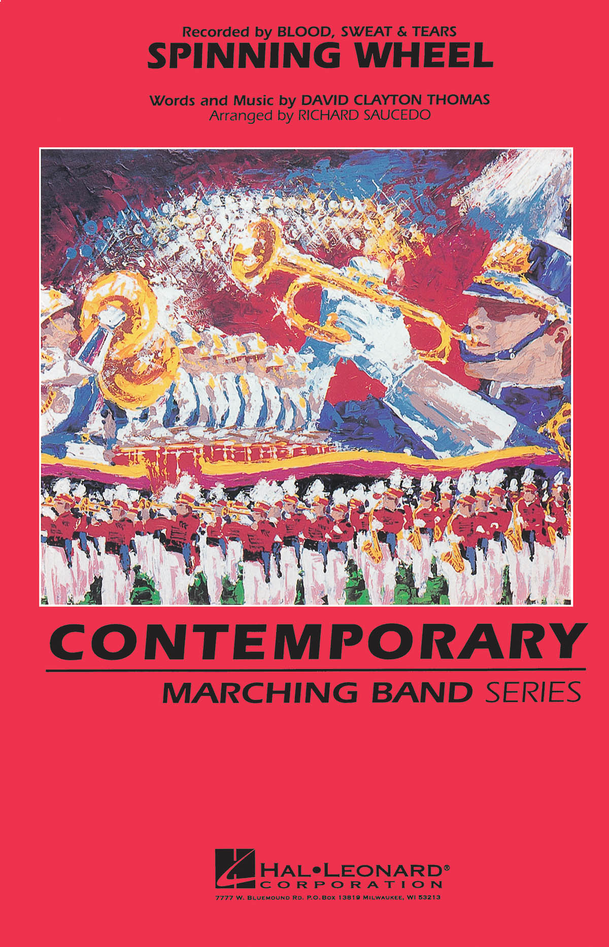 Blood  Sweat and Tears: Spinning Wheel: Marching Band: Score & Parts