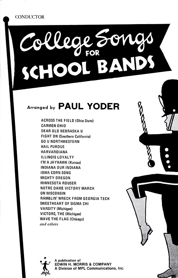 College Songs for School Bands - Conductor's Score: Concert Band: Score