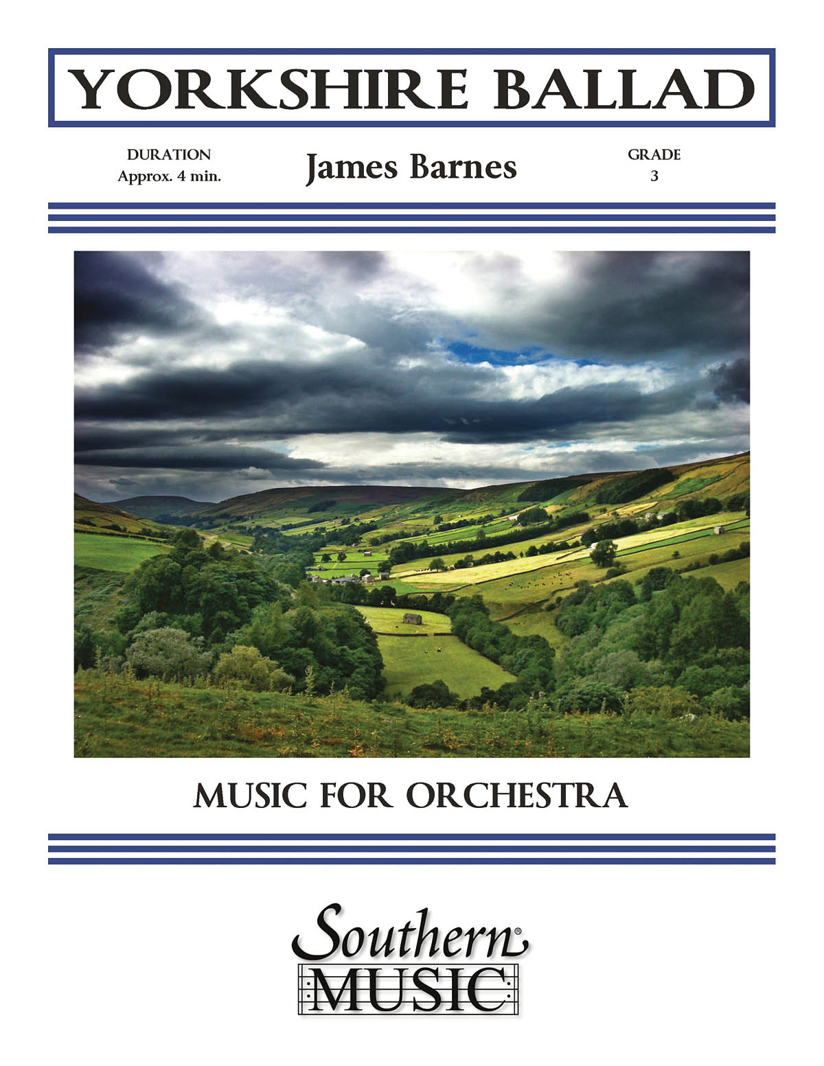 James Barnes: Yorkshire Ballad: Orchestra: Score & Parts