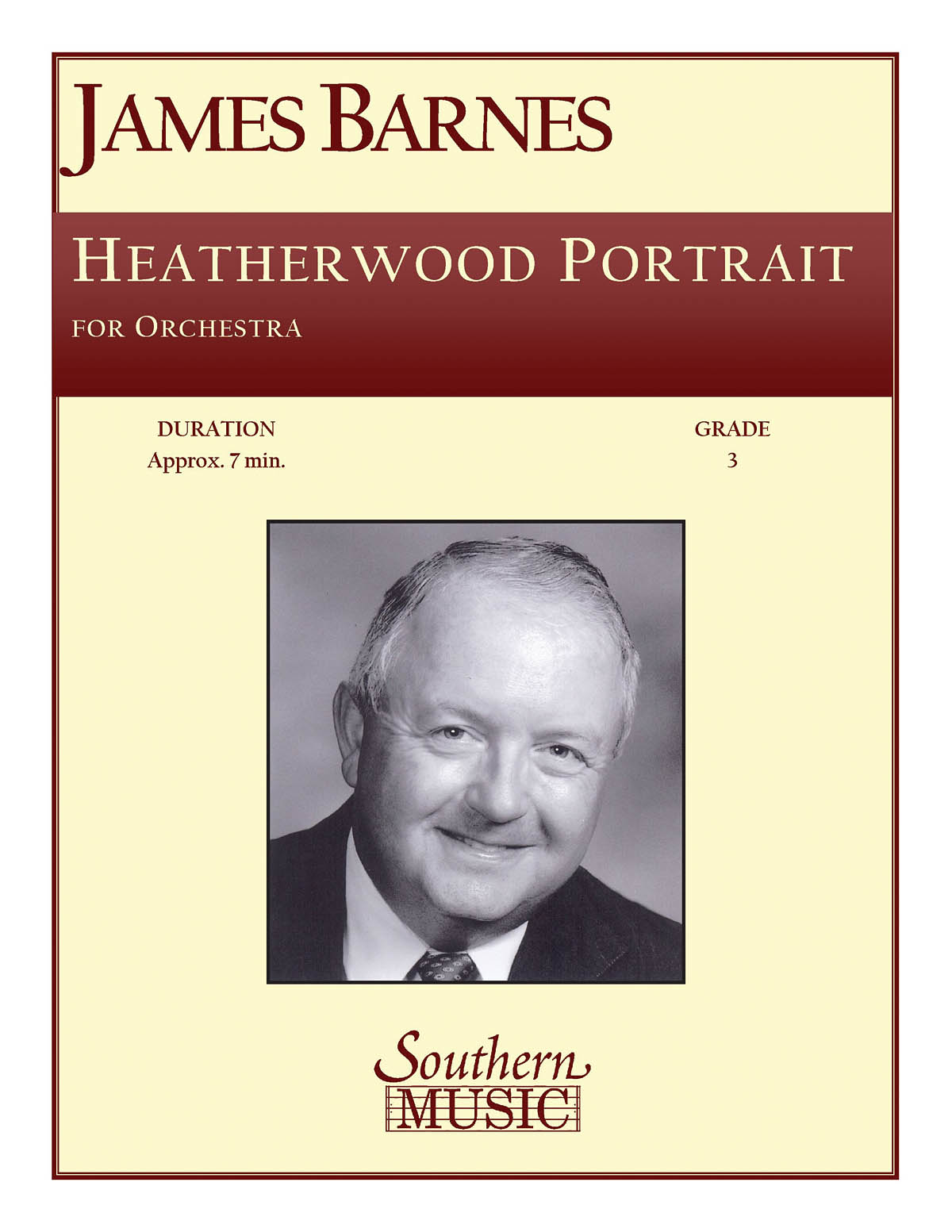 James Barnes: Heatherwood Portrait: Orchestra: Score & Parts