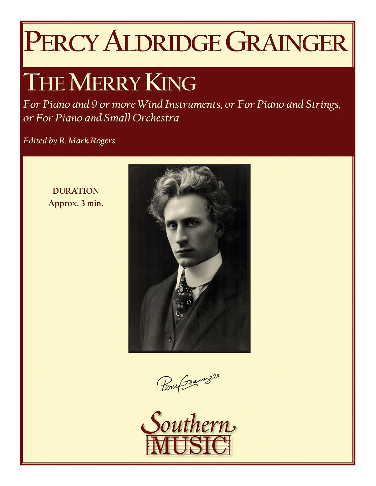 Percy Aldridge Grainger: The Merry King: Orchestra: Score