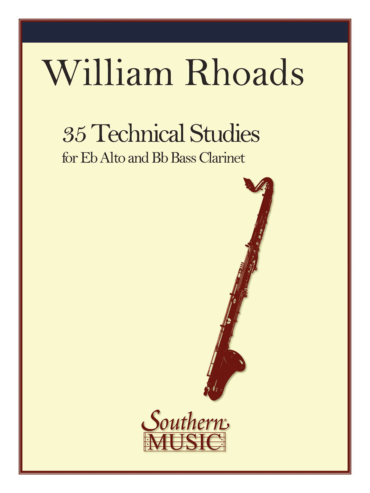 William Rhoads: 35 Technical Studies: Clarinet Solo: Instrumental Album