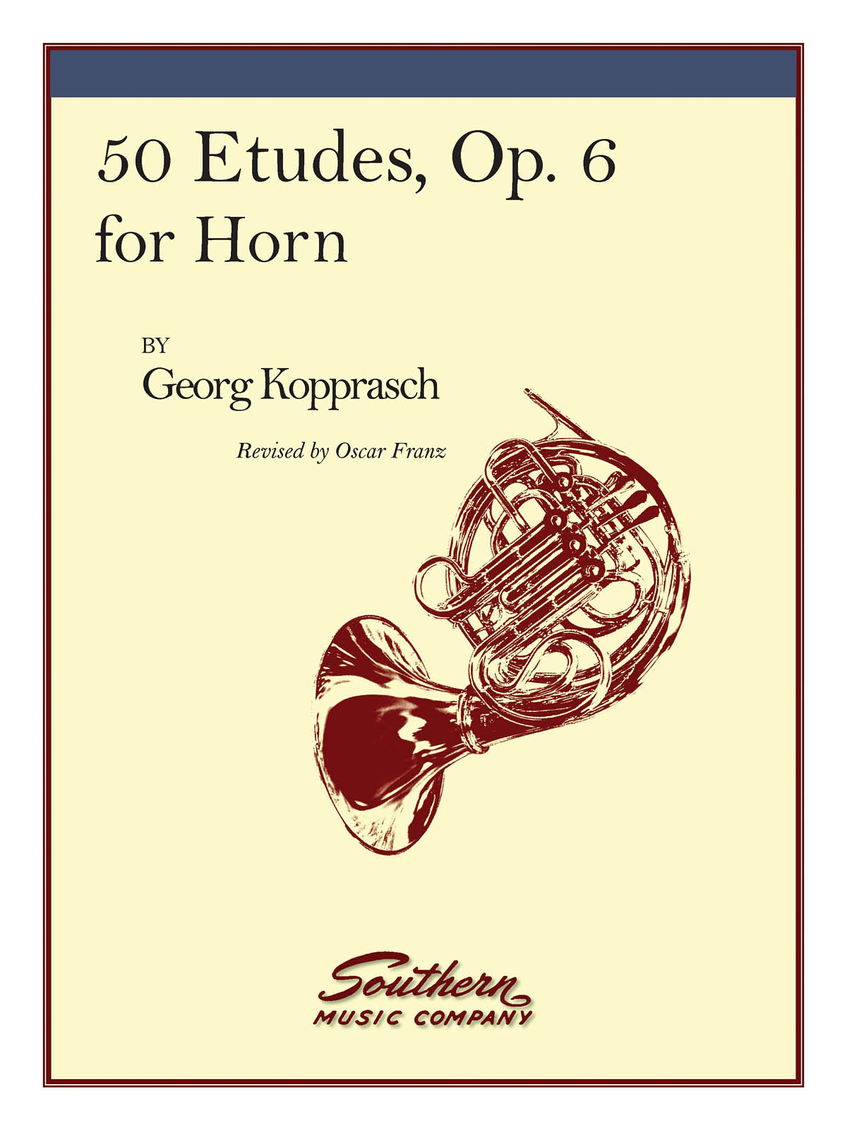 C. Kopprasch: 50 Etudes  Op. 6: French Horn Solo: Instrumental Album
