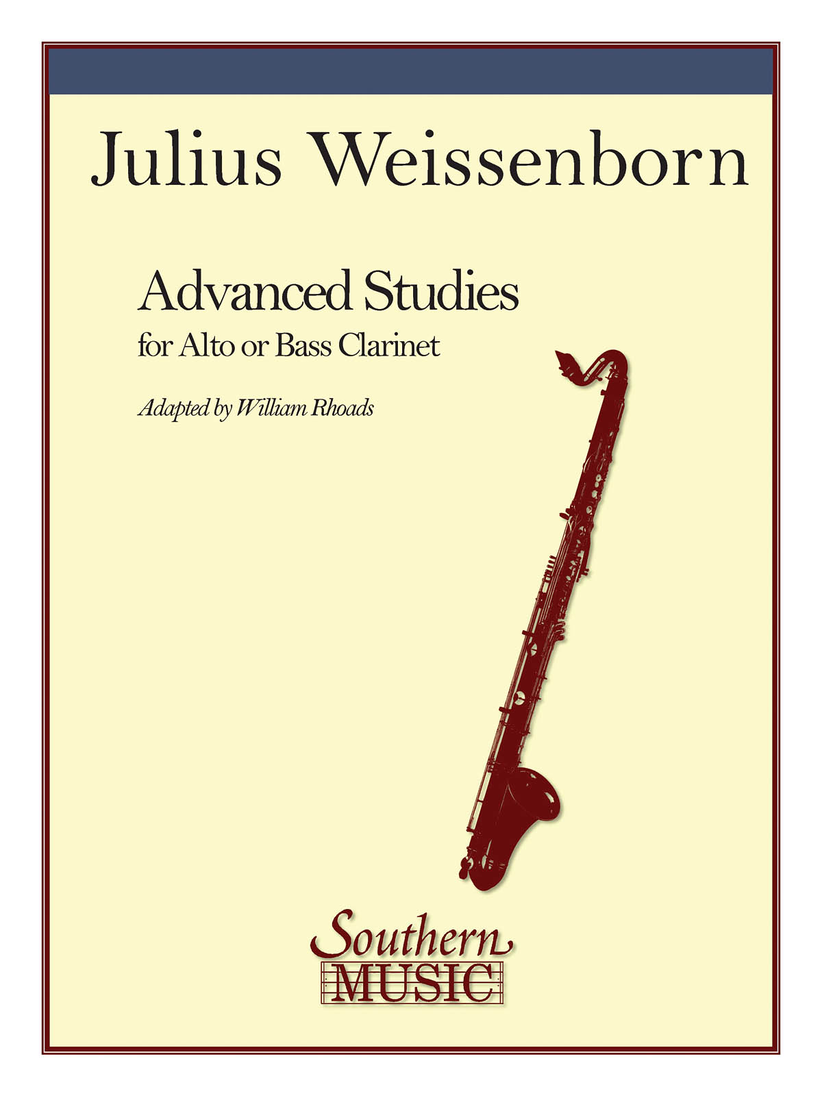 Julius Weissenborn: Advanced Studies: Clarinet Solo: Instrumental Album