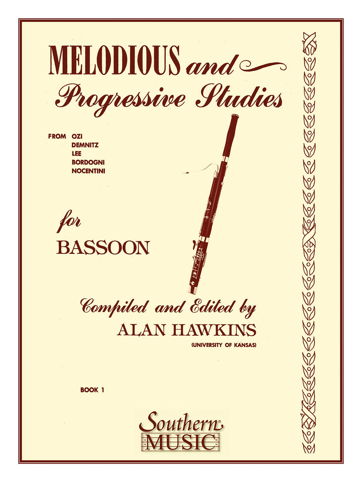 Alan Hawkins: Melodious and Progressive Studies  Book 1: Bassoon Solo: