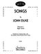 John Duke: Songs By John Duke  Vol. 1: Vocal Solo: Vocal Collection