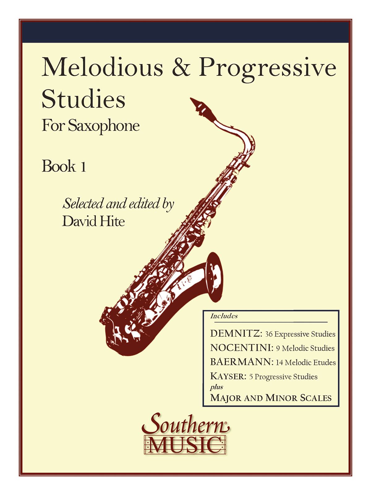 Melodious and Progressive Studies  Book 1: Saxophone: Instrumental Album
